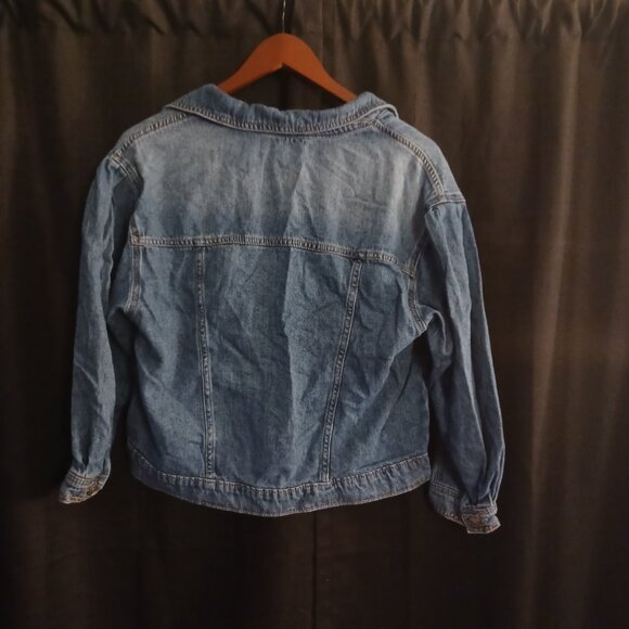 Wonder Nation Embroidered Start Denim Jean Jacket Kids size Xl (14/16 Plus ) - Picture 6 of 6